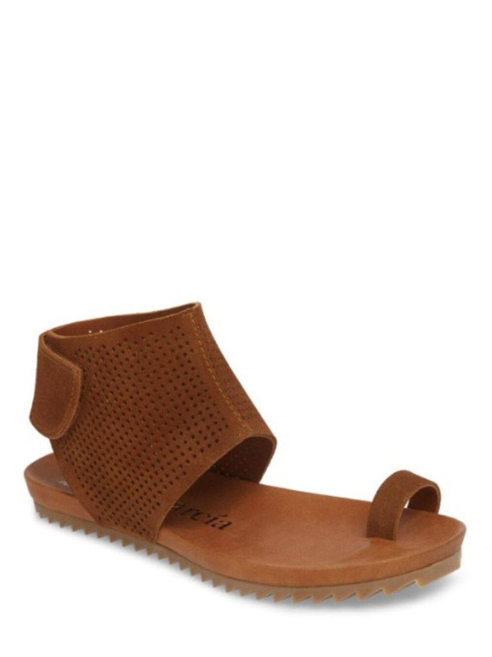 Pedro Garcia Verena Brown Leather Ankle Strap Sandals, Size 7.5